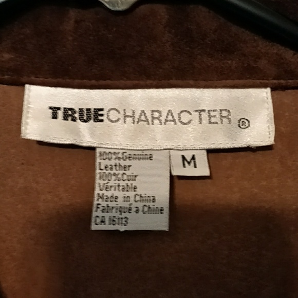 True Character Leather Jacket 100% genuine leather - Picture 2 of 3